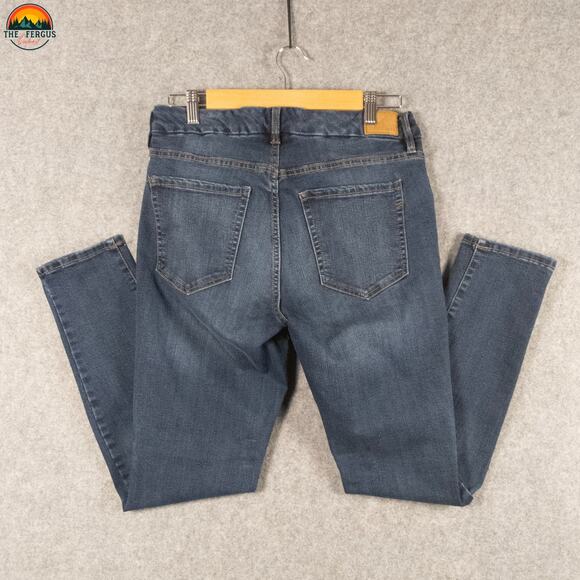 Aeropostale Curvy Jegging Denim Blue Cotton Blend Jeans High-Rise Women's Sz 12 - Picture 5 of 11